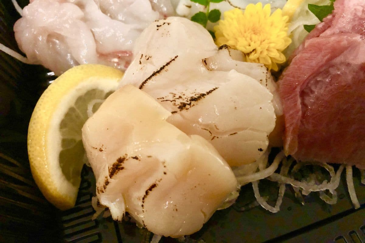 Hotate Hokkaido Scallop Sashimi