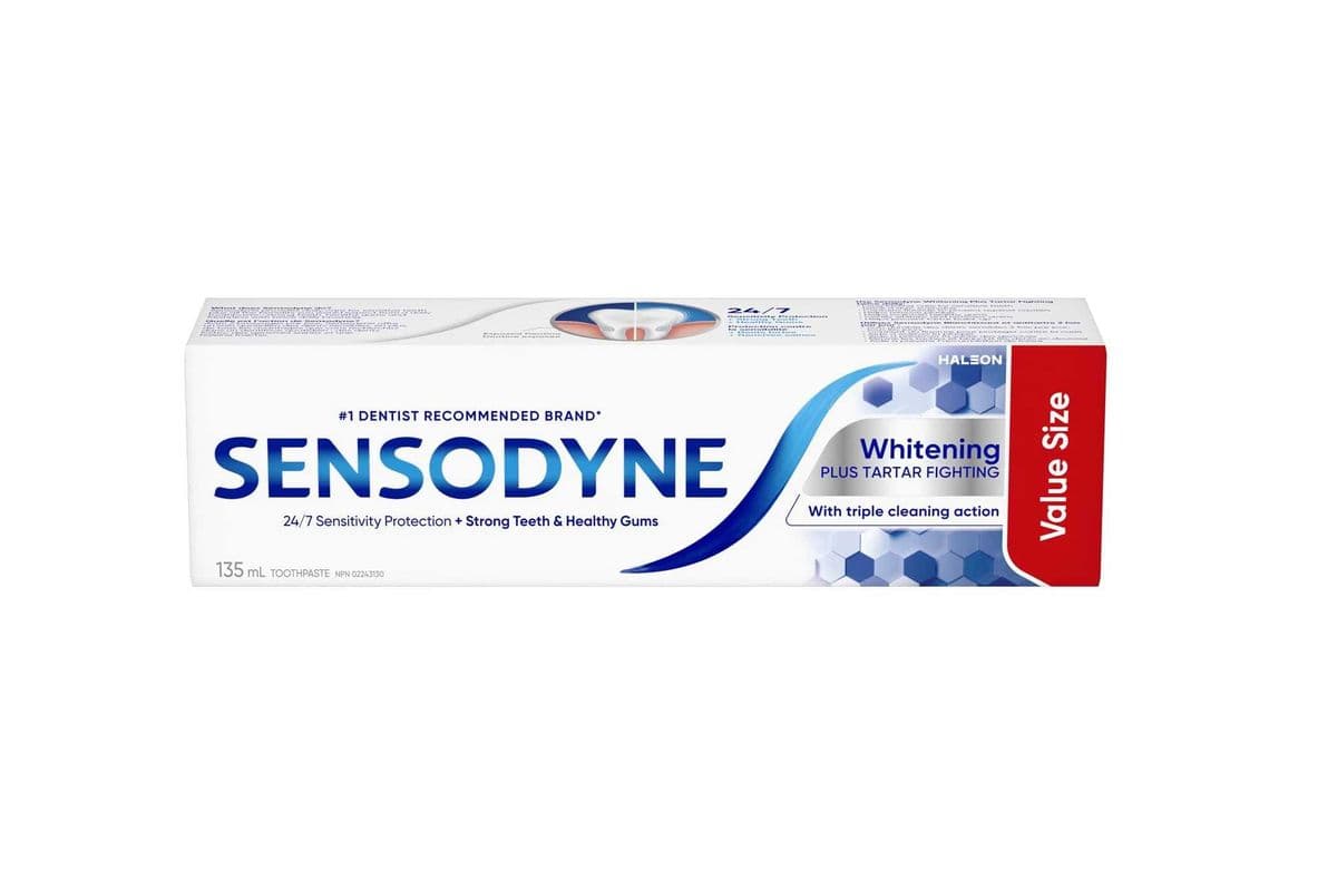 TOOTHPASTE SENSODYNE WHITENING 135ML PACK (135ML)