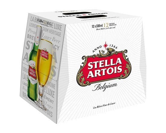 Stella Artois Brewing Company Lager, 12 x 330 ml