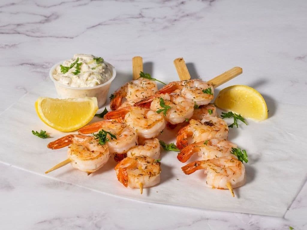 Shrimp Souvlaki