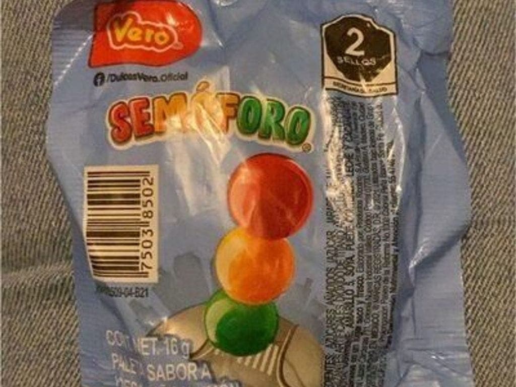 Paleta Semáforo Vero 64gr