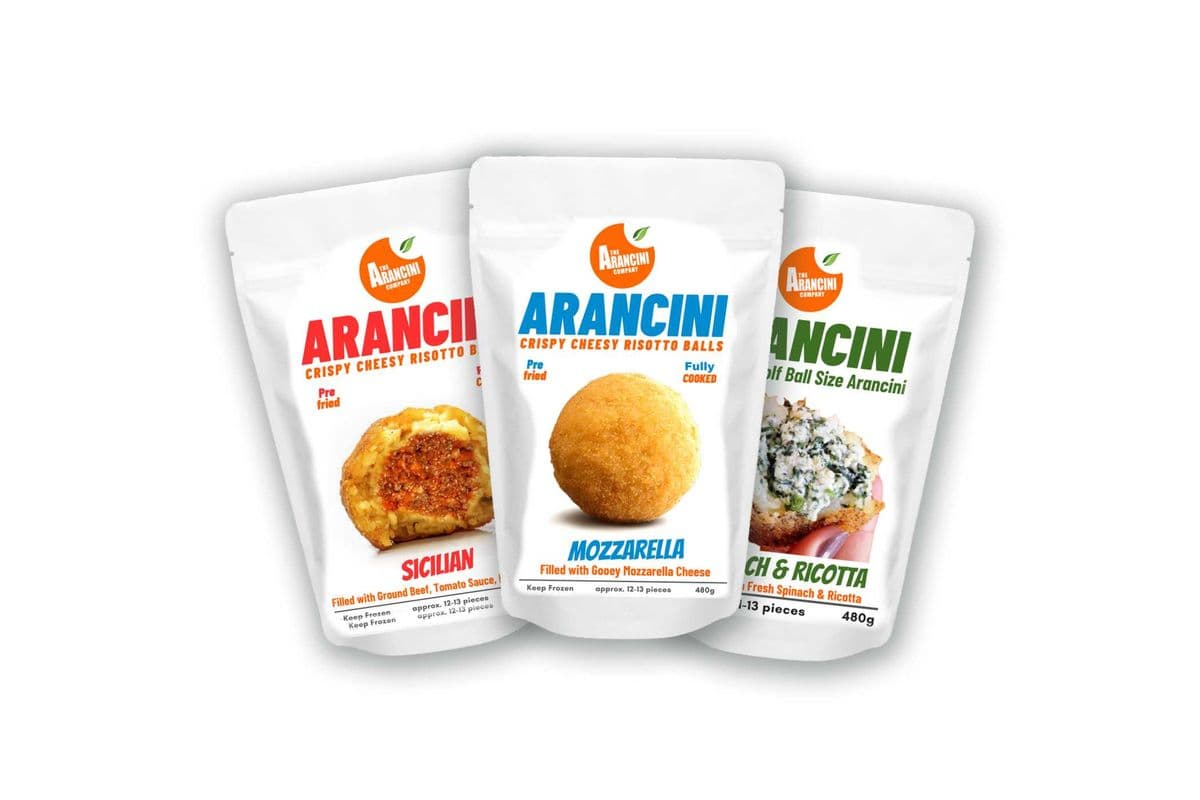2 Packs of a Dozen Frozen Arancini ($12 Pack)