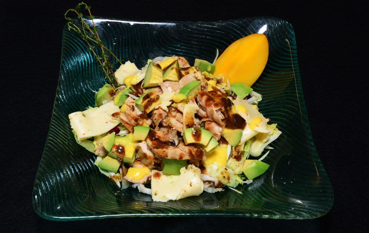 Jerk Chicken Avocado Salad