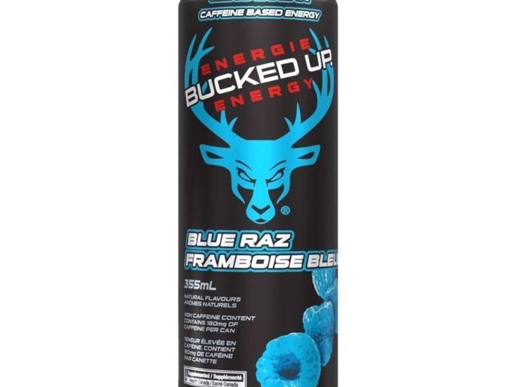 Bucked Up: Blue Razz Energy Drink