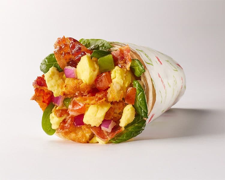 Awakin' Bacon Pita Awakin' Bacon