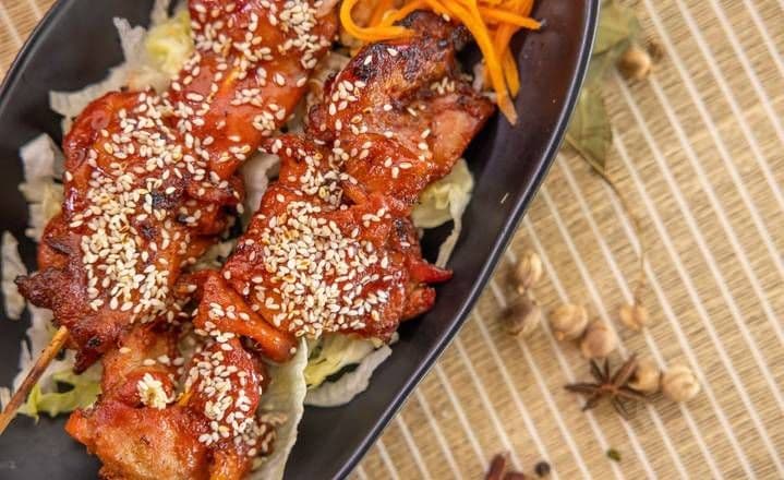 A21 Chicken Slice Skewers鸡肉串烧 (2 pcs)