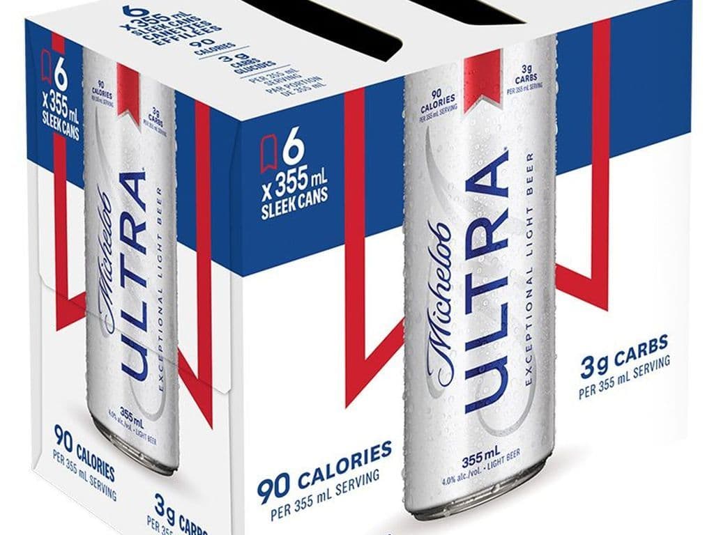 Michelob Ultra Lager Cans (355 ml x 6 ct)