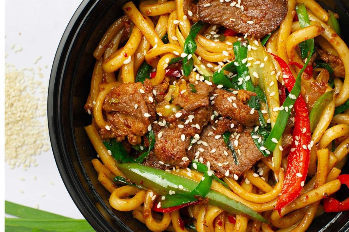 Spicy Fried Noodle 干煸炒面
