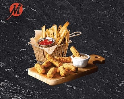 6 Donair Bites with Fries