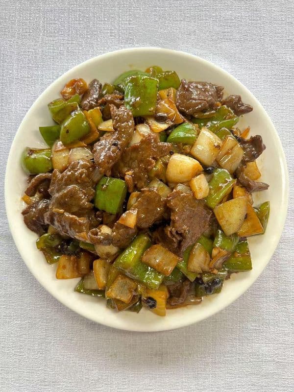 37. Boeuf à la sauce aux fèves noires / Beef with Black Bean Sauce / 37. Boeuf à la sauce aux fèves noires / Beef with Black Bean Sauce