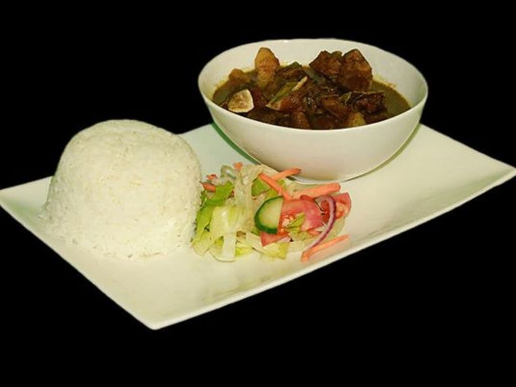 Goat Curry with Rice