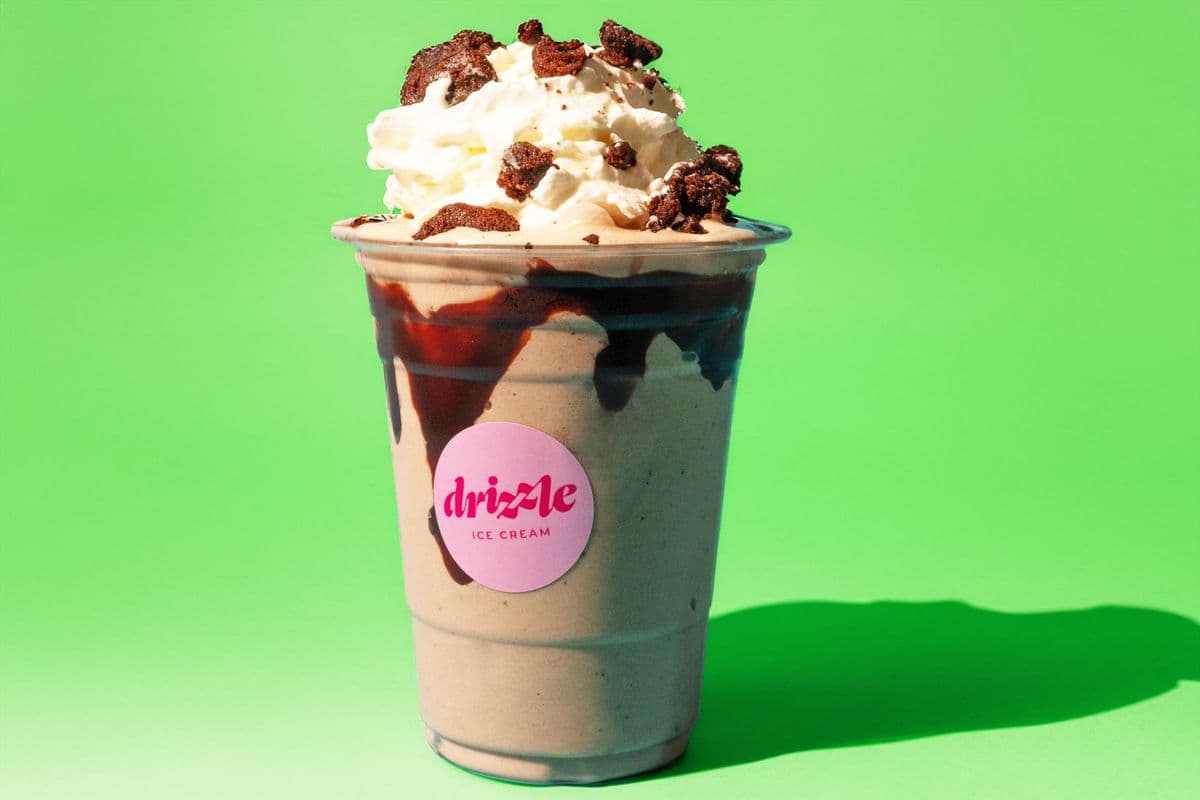 Chocolate Brownie milkshake