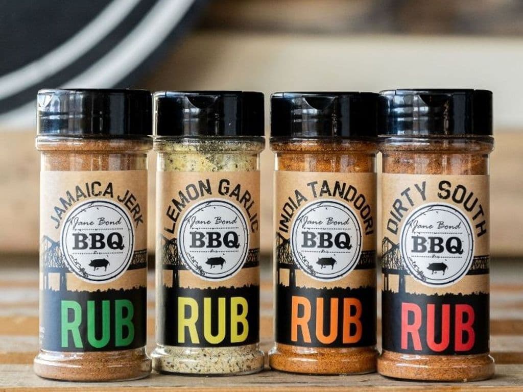 4 Pack BBQ Rub Flavour Shakers