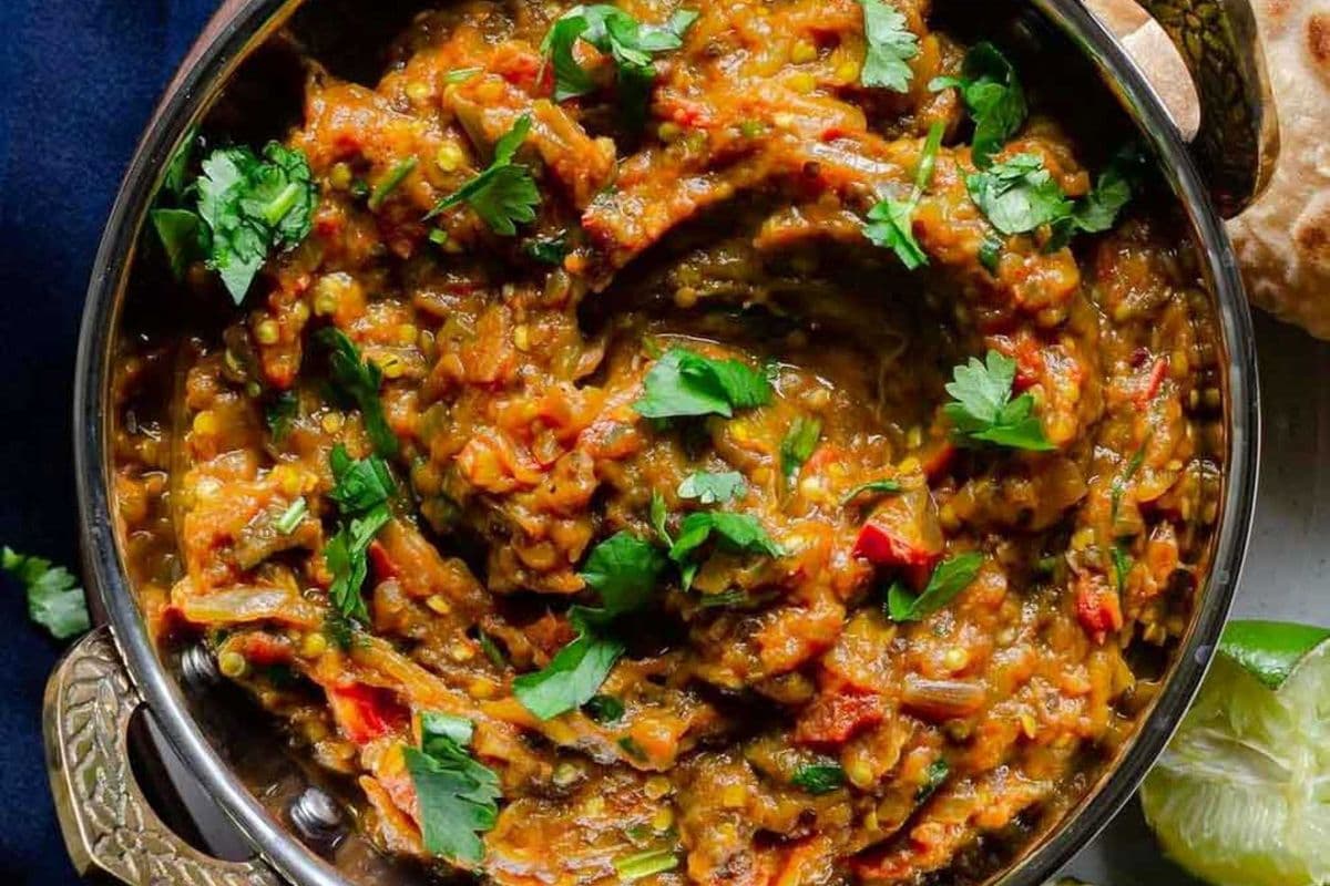BAINGAN BHARTA (NO ONION/NO GARLIC)