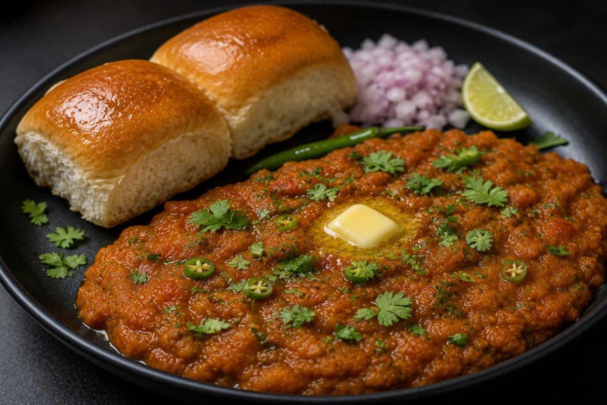 Cheese Pav Bhaji