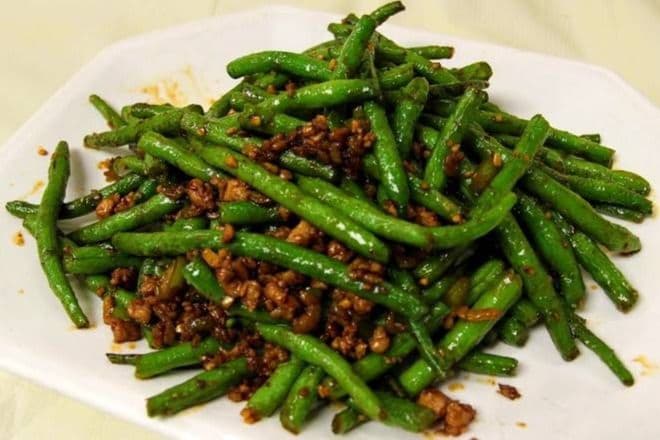 Spiced Green Bean with Minced Pork