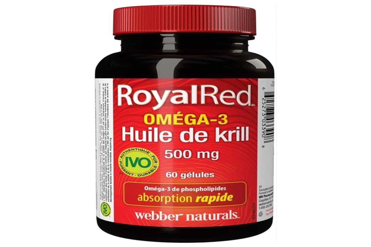 WEBBER ROYAL RED OMEGA 3 KRILL OIL (60)