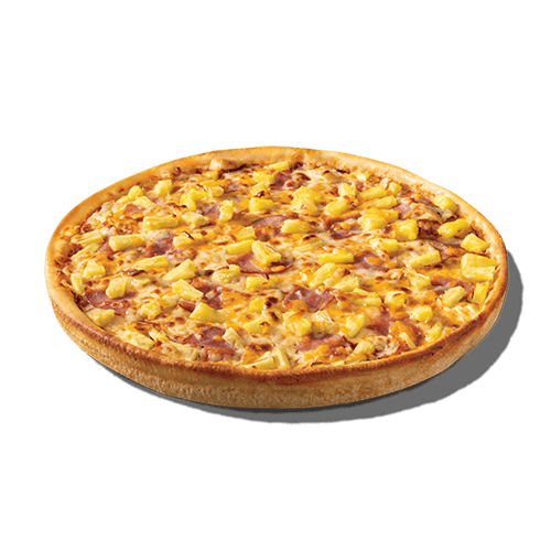 Medium Hawaiian Feast Pizza + 12 Wings