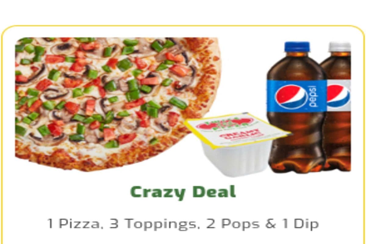 Crazy Deal (chicken count 2 toppings)