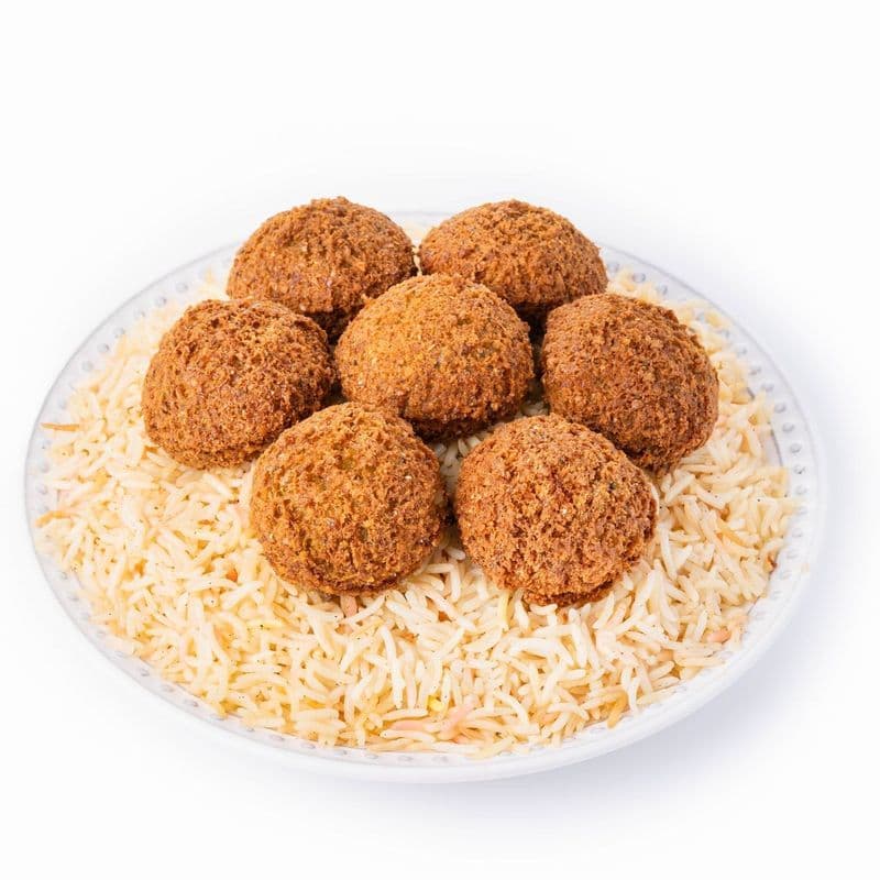 Falafel on Rice