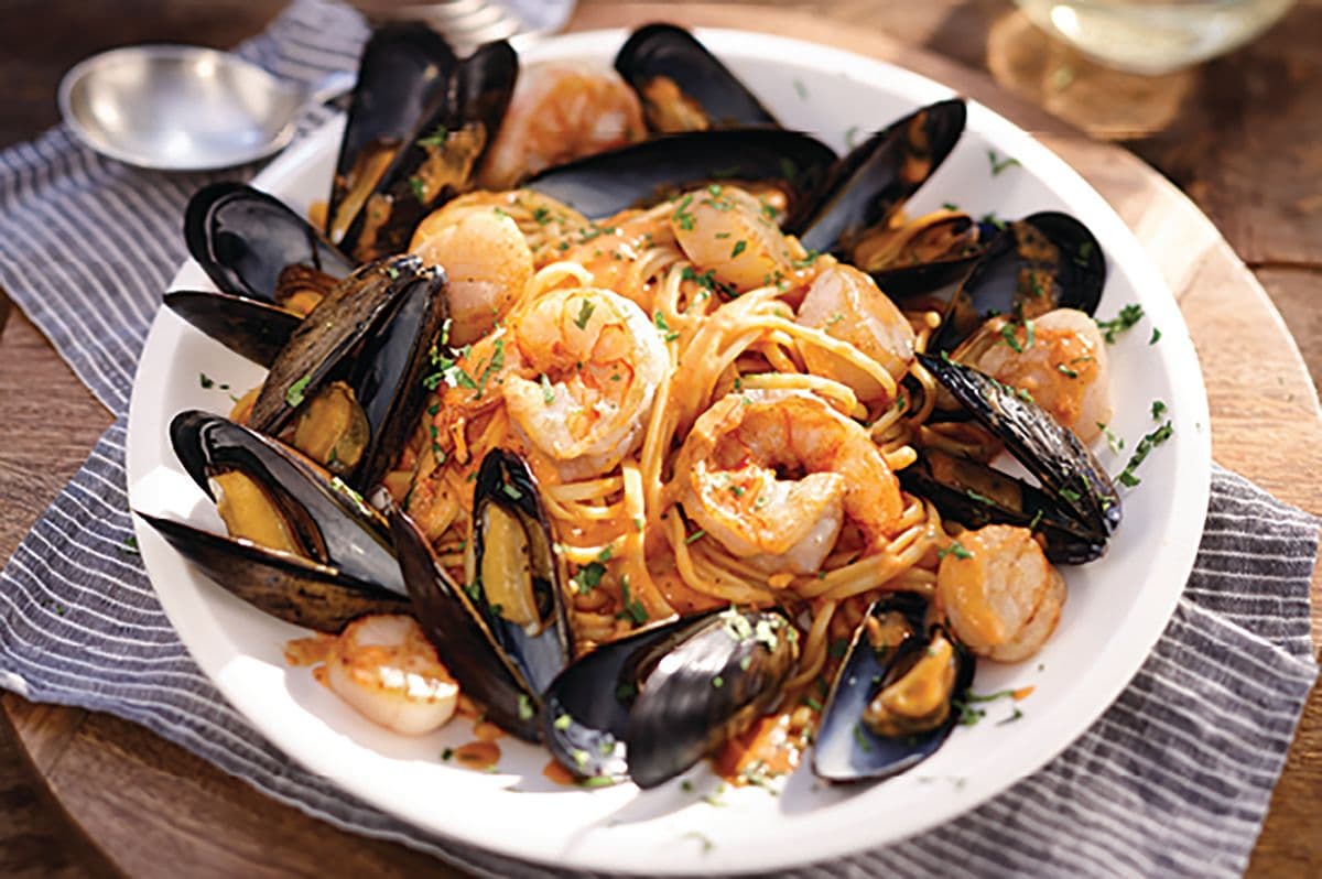 Linguine aux fruits de mer / Seafood Linguini