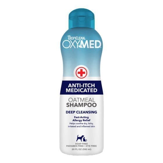 Tropiclean Oxymed Medicated Anti Itch Shampoo 20oz