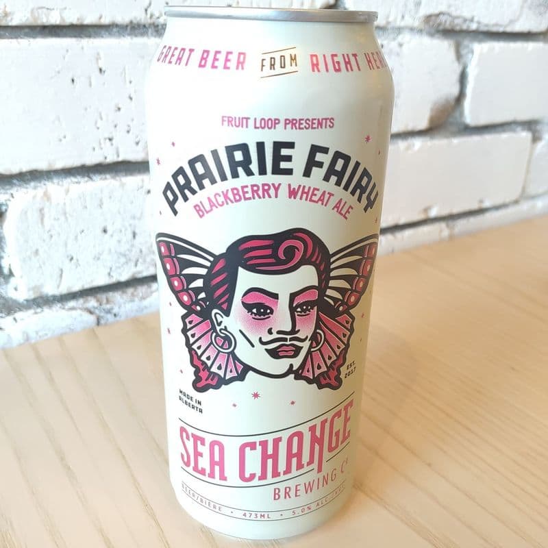 Prairie Fairy: Blackberry Wheat Ale By Sea Change Brewing Co.