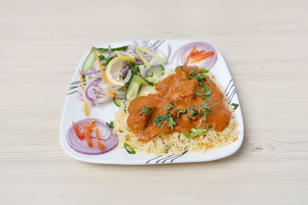 Butter Chicken with Rice Lunch Special
