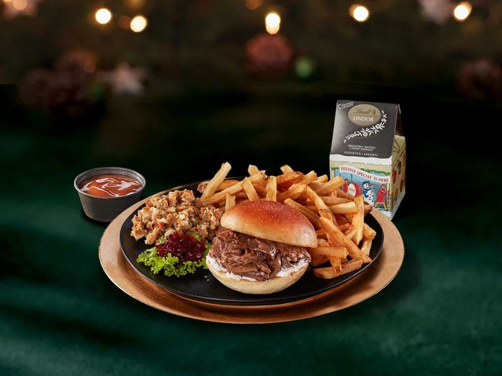 Festive Roast Beef Sandwich