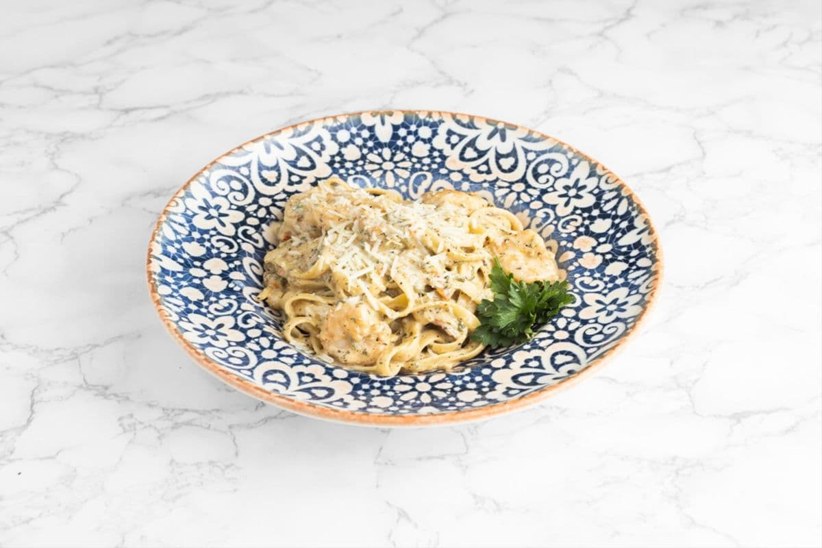 Tuscan Shrimp Fettuccini