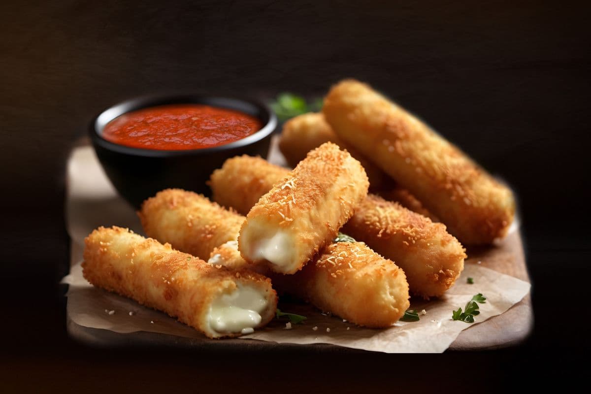 Breaded Mozzarella Sticks