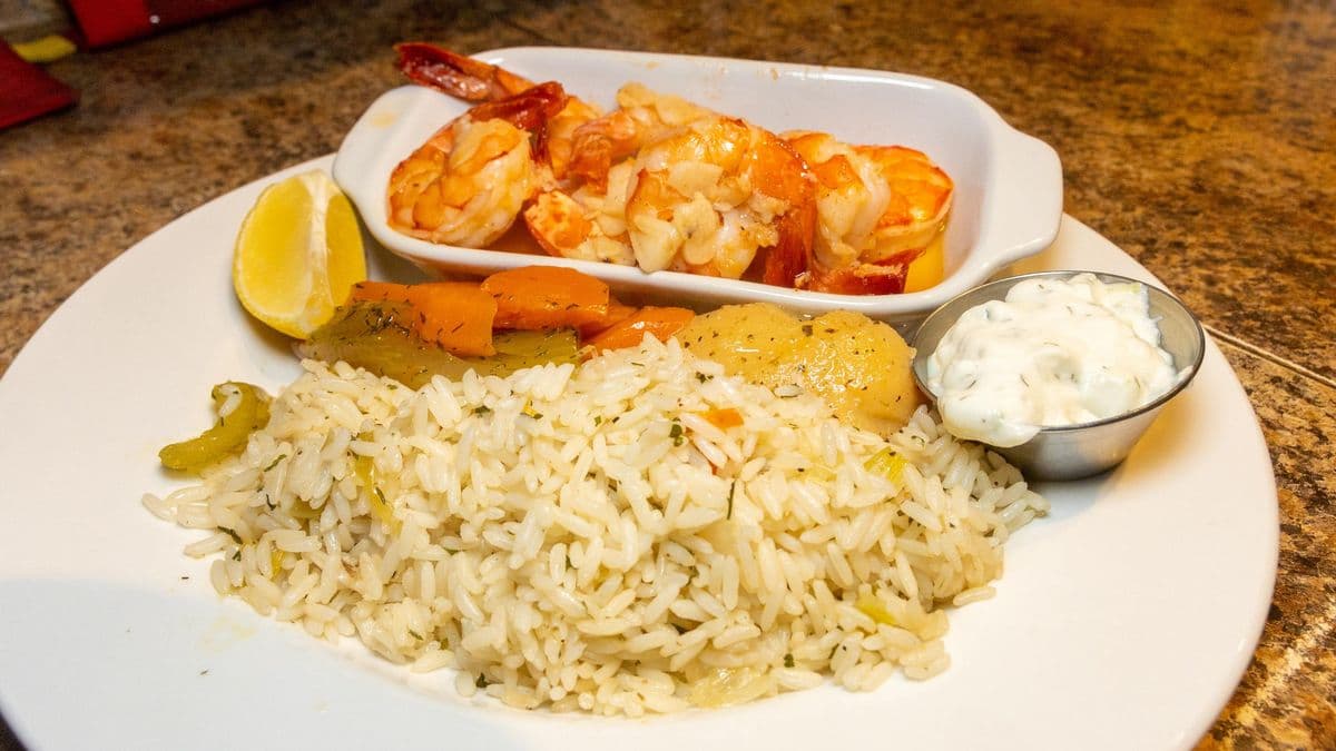 Garlic Prawn Dinner