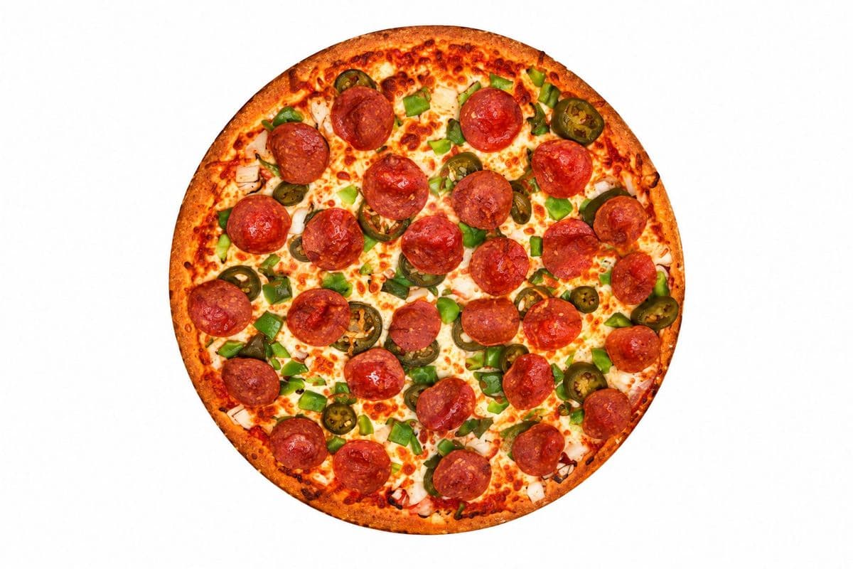 Medium Hot and Spicy Pizza