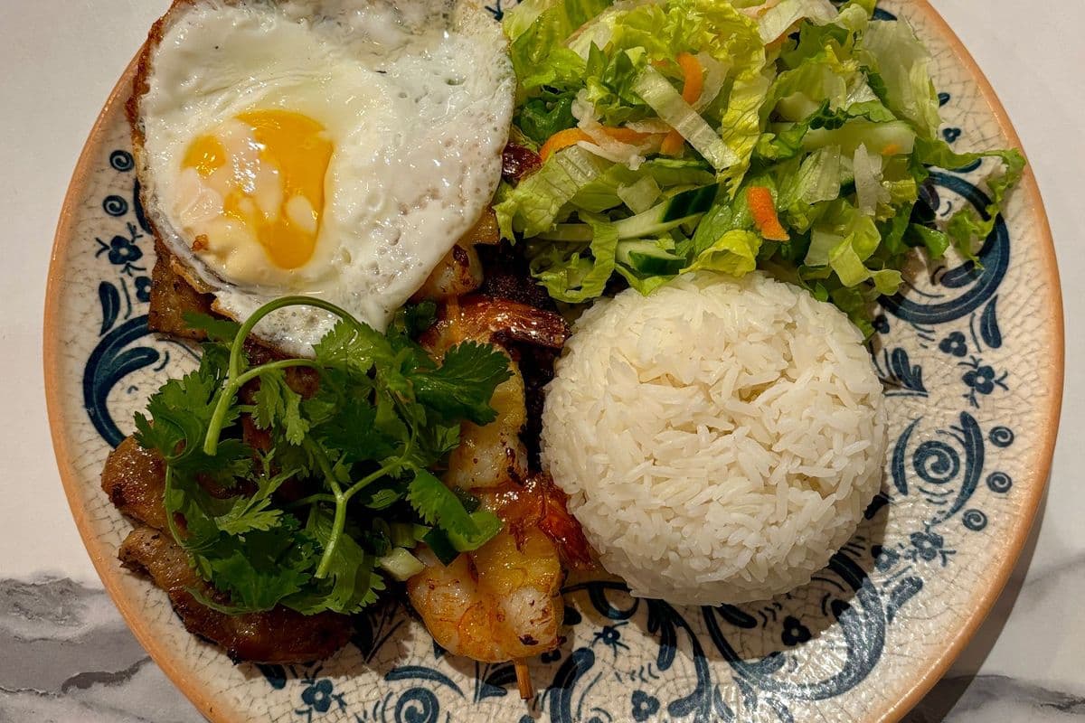 46. Com Suon Nuong, Tom, Op La
