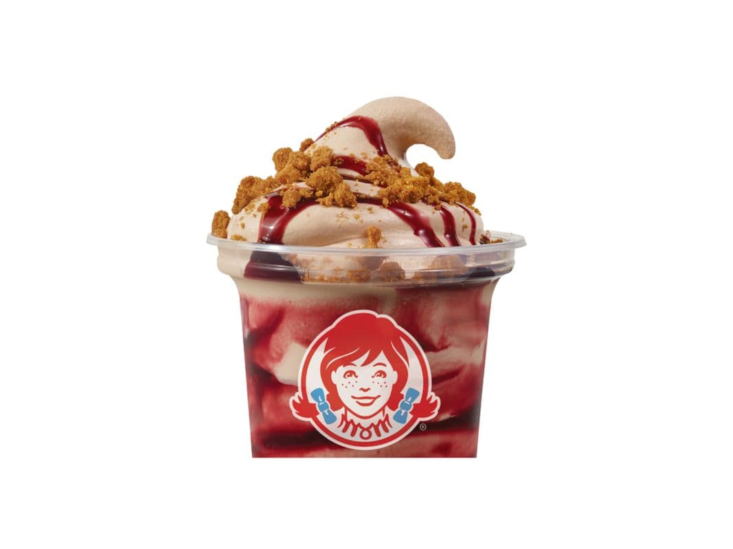Moyen Frosty🅫 Croustade Aux Cerises, Au Chocolat / Medium Cherry Crumble Frosty®, Chocolate (Cals: 490)