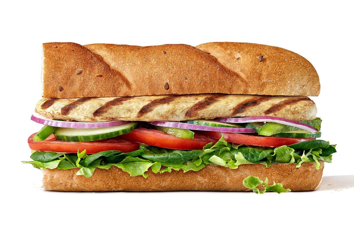 Poulet grillé 6" / 6" Grilled Chicken Sub (280 Cals)