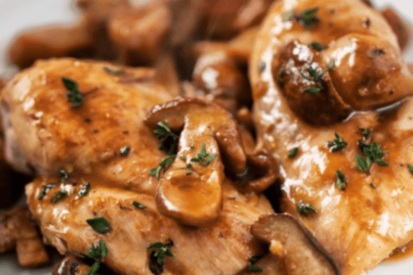 Fried Mushroom with Your Choice of Protein 蘑菇炒牛肉 /豬肉片/雞肉 /排骨