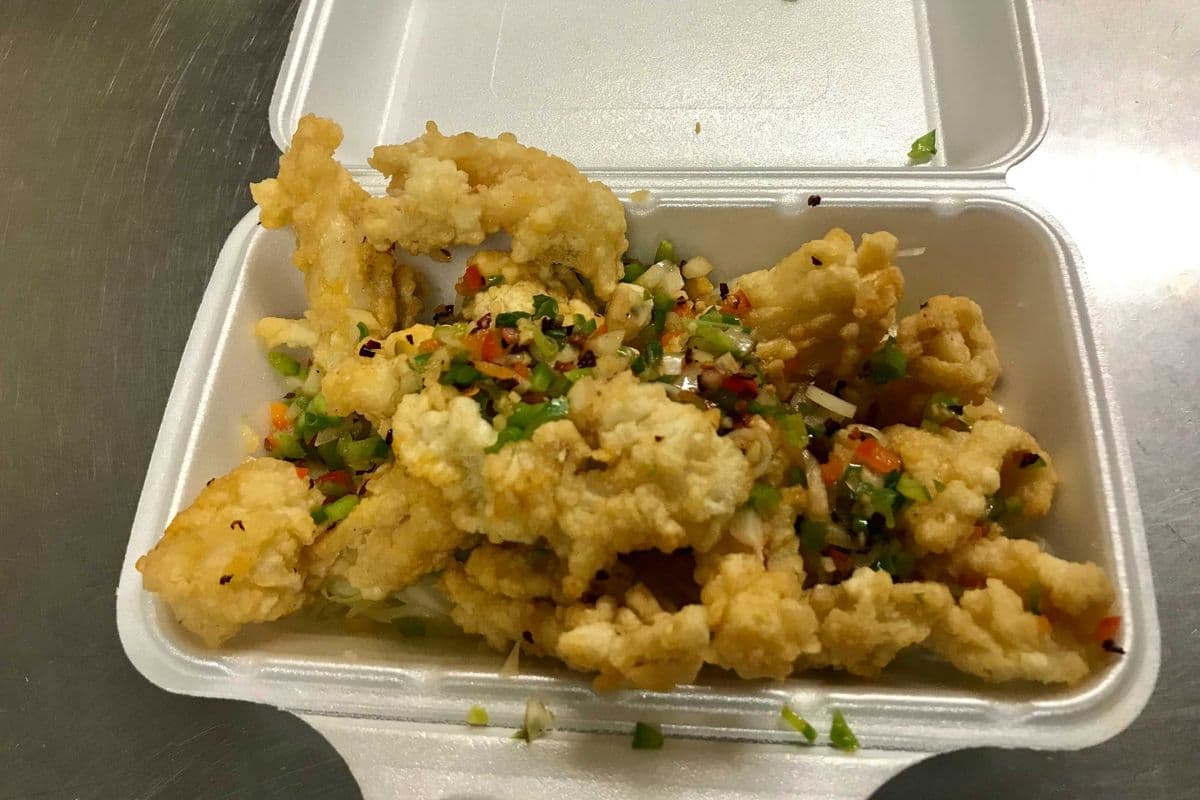 Fried Squid with Salt and Garlic