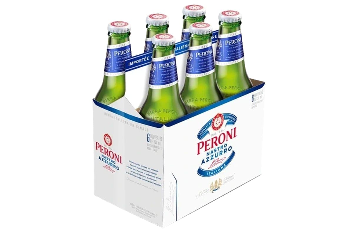 Peroni Nastro Azzurro 330ml 6pk Bt
