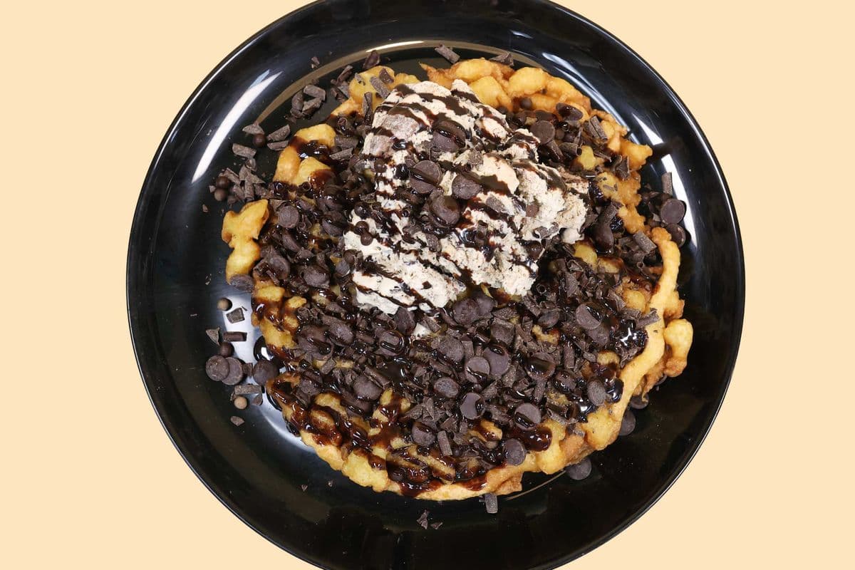 Death By Chocolate Funnel Cake