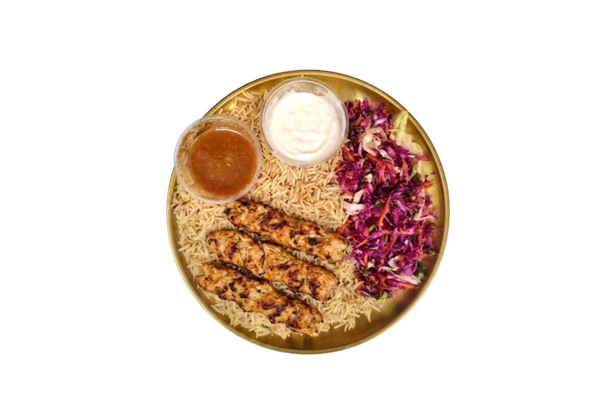 Chicken Seekh Kebab Plate