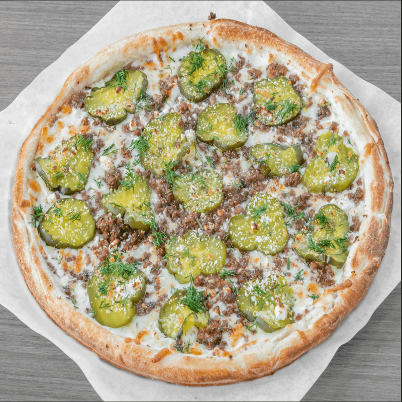 15" Dill pickle pizza