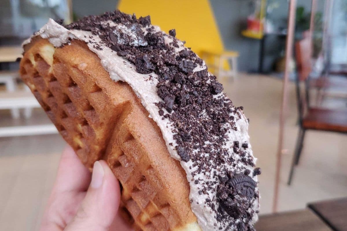 Chocolate Oreo Waffle