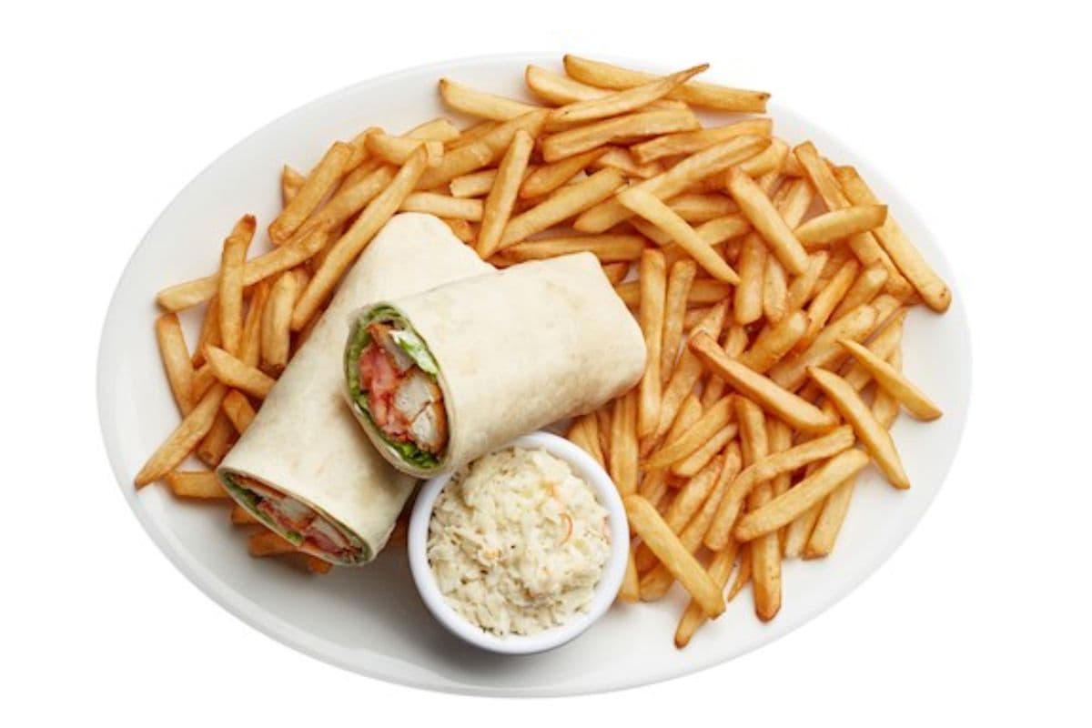 Repas wrap filets de poulet / Chicken Fillet Wrap Meal