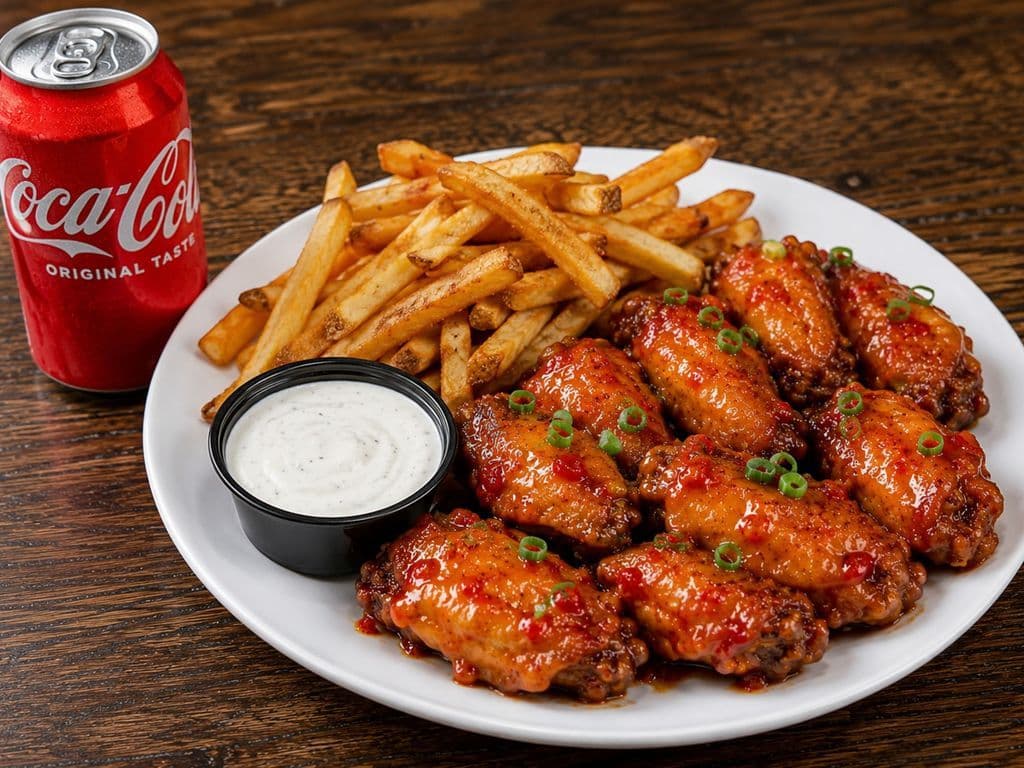 Sweet Chilli Thai Wings Meal (10 pcs)