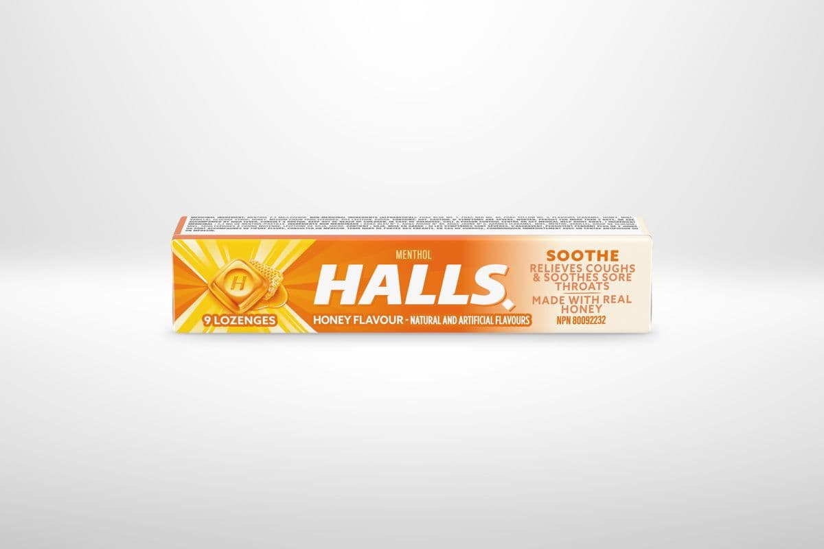 Halls Menthol Honey (9 pcs)