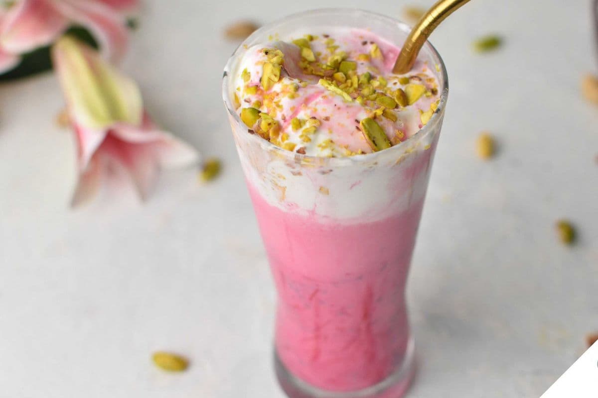Rose Falooda Drink