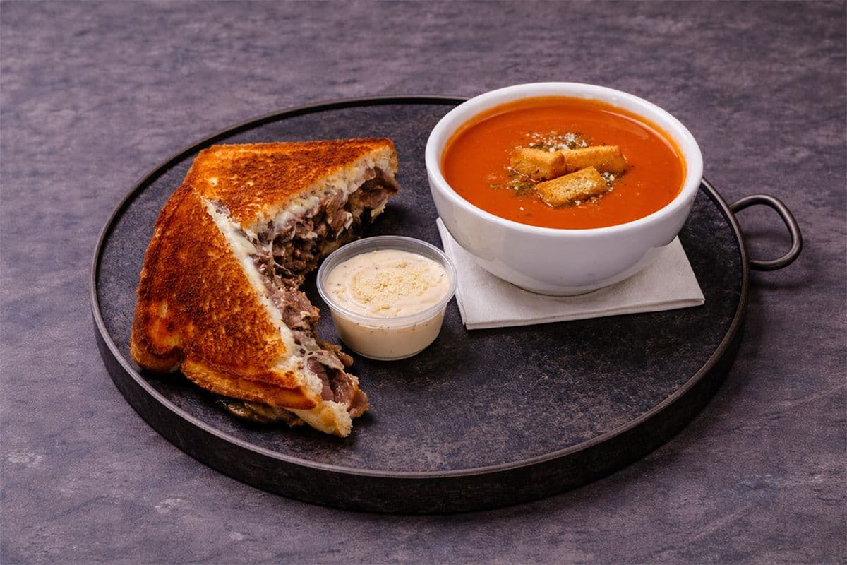 Steak & Mushroom Grilled Cheese
