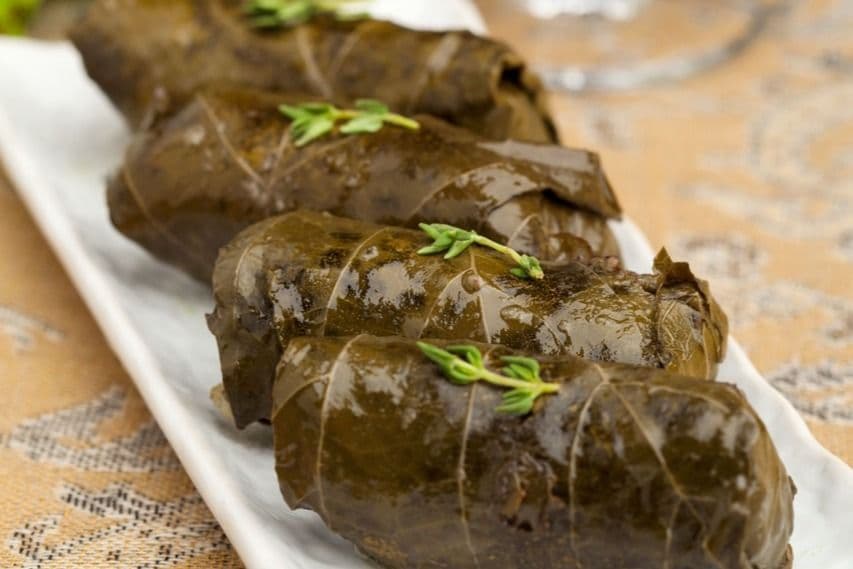 25. Stuffed Grape Leaves (5 pcs)