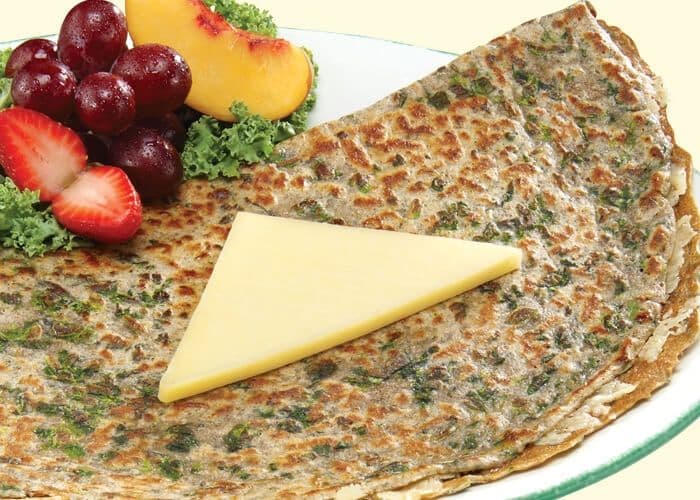 Spinach and cheddar crêpe (900 Clas.)